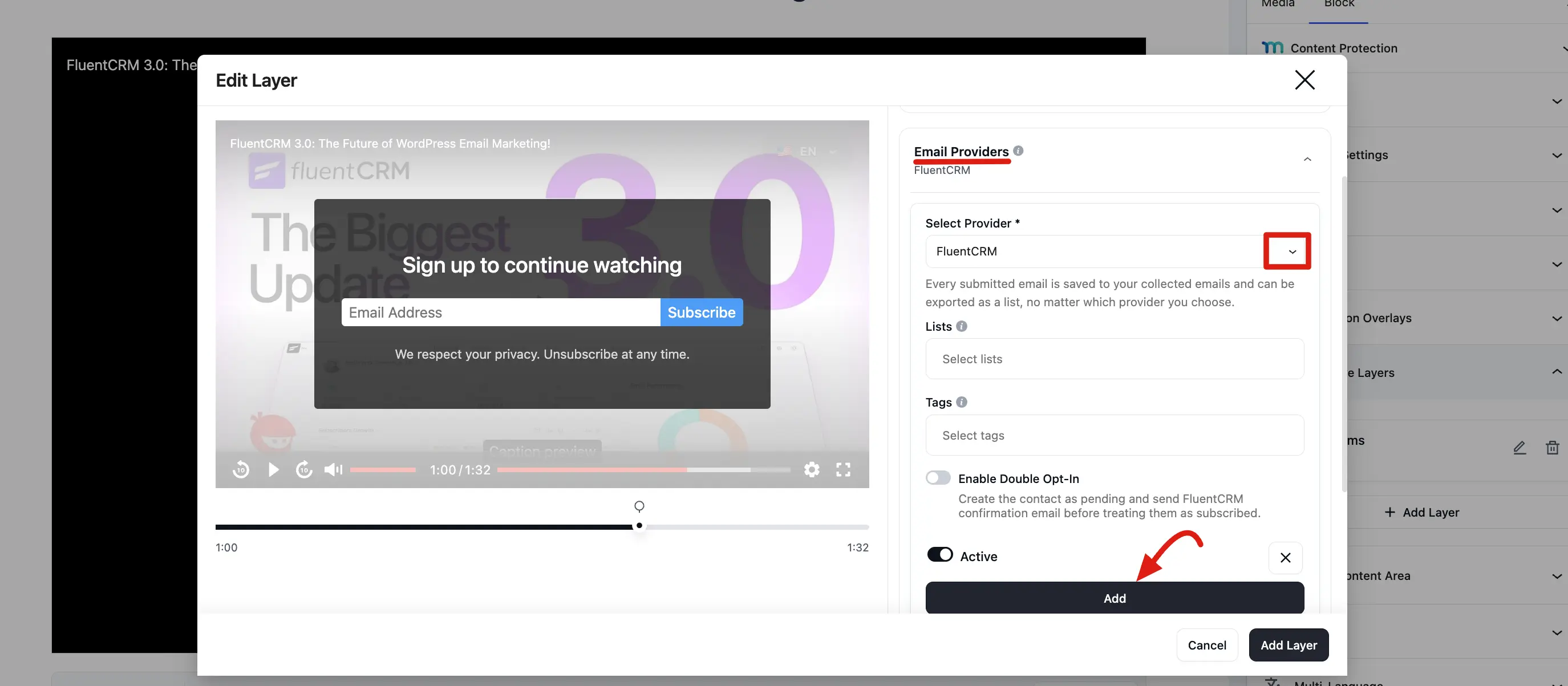 Add Email Provider